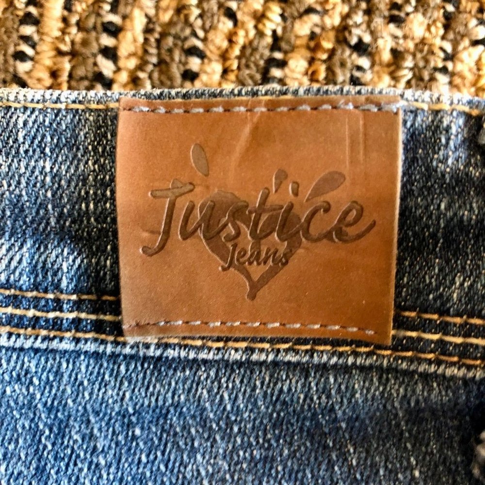Justice I ❤️Justice Jeans Simply Low Girls 10R Used - Picture 7 of 11